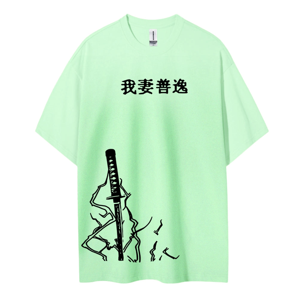 Demon Slayer Cotton Unisex Crew Neck Anime T-Shirt