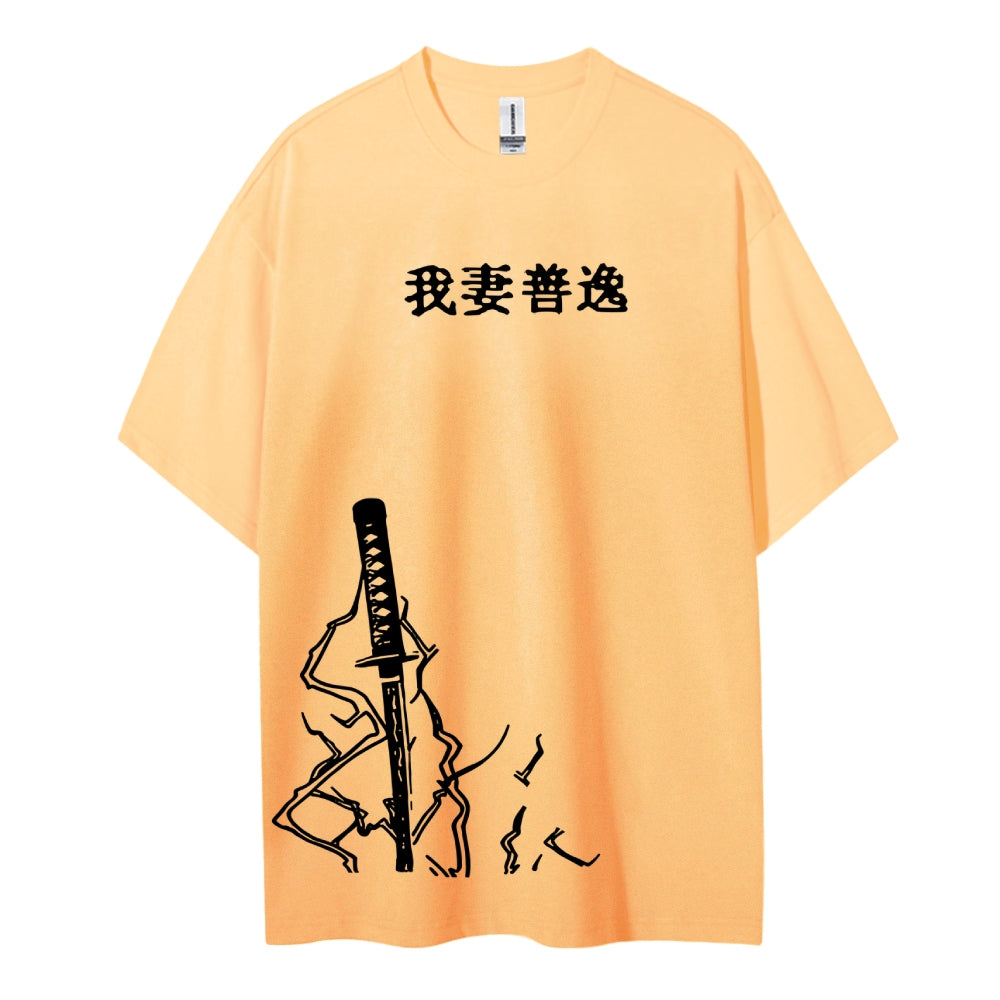 Demon Slayer Cotton Unisex Crew Neck Anime T-Shirt