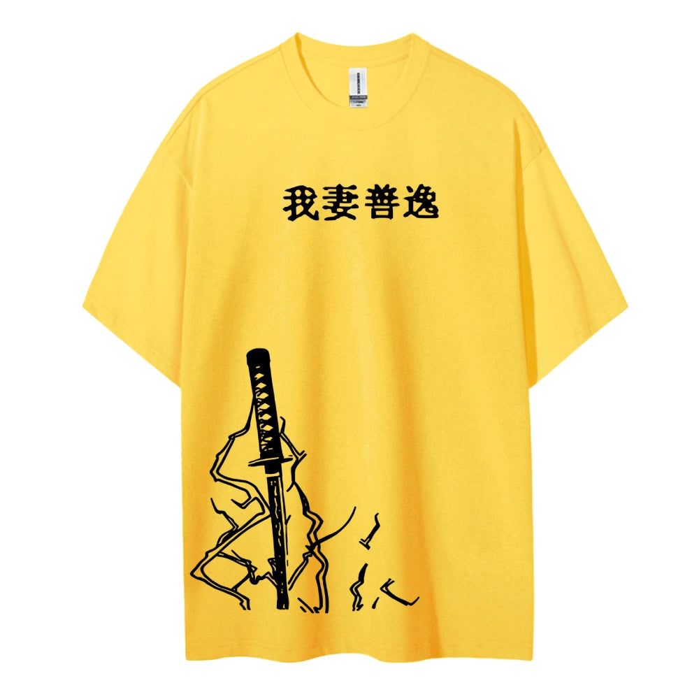 Demon Slayer Cotton Unisex Crew Neck Anime T-Shirt