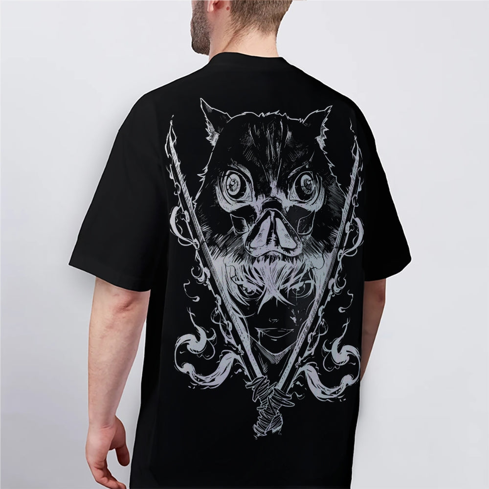Demon Slayer Cotton Unisex Crew Neck Anime T-Shirt