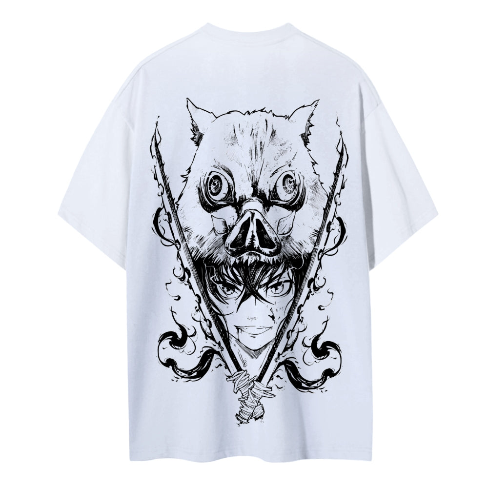 Demon Slayer Cotton Unisex Crew Neck Anime T-Shirt