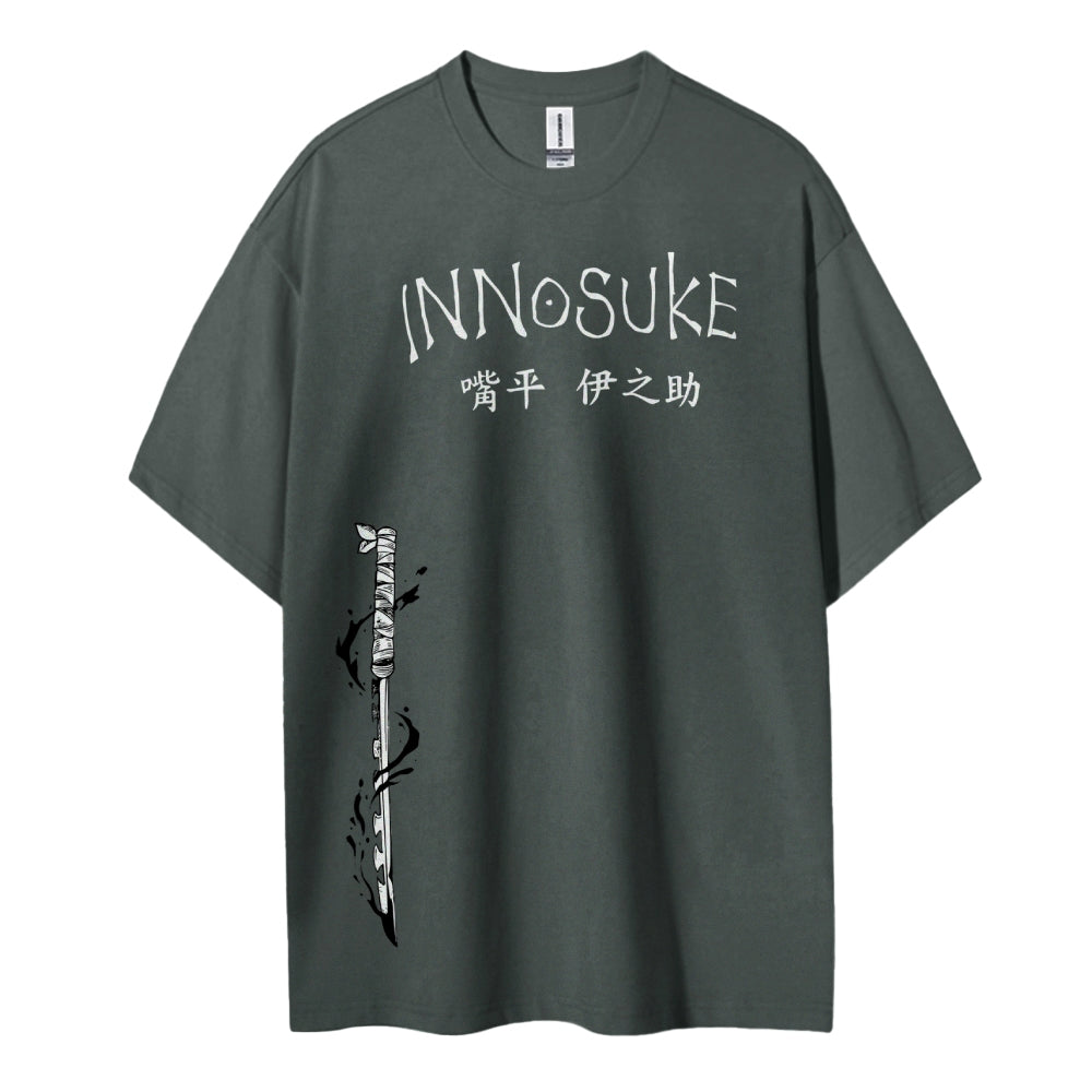 Demon Slayer Cotton Unisex Crew Neck Anime T-Shirt