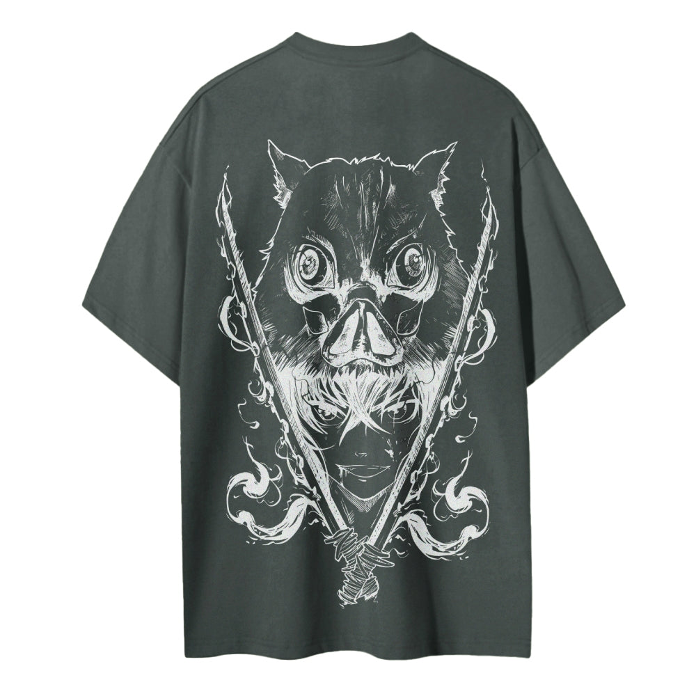 Demon Slayer Cotton Unisex Crew Neck Anime T-Shirt