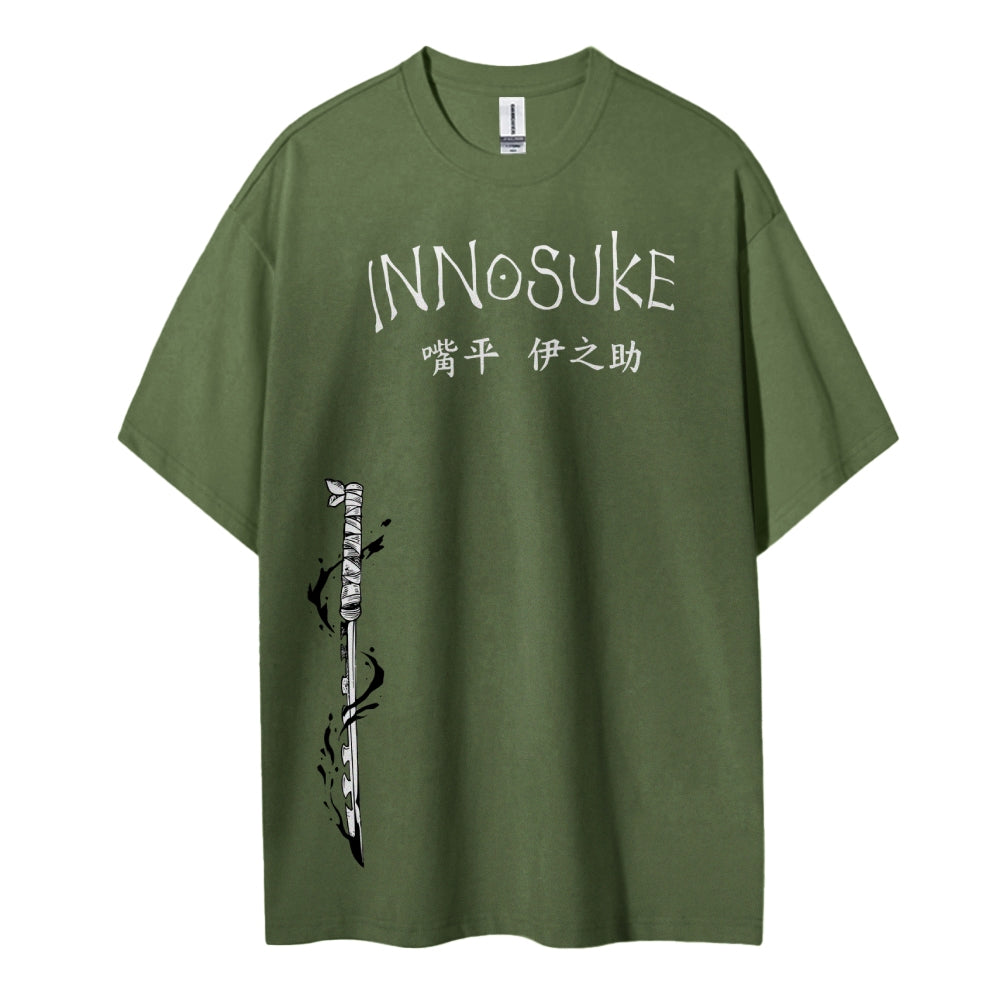 Demon Slayer Cotton Unisex Crew Neck Anime T-Shirt