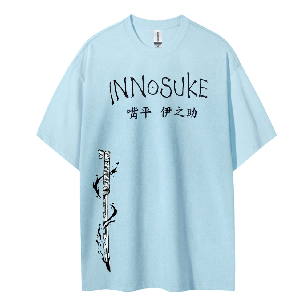 Demon Slayer Cotton Unisex Crew Neck Anime T-Shirt