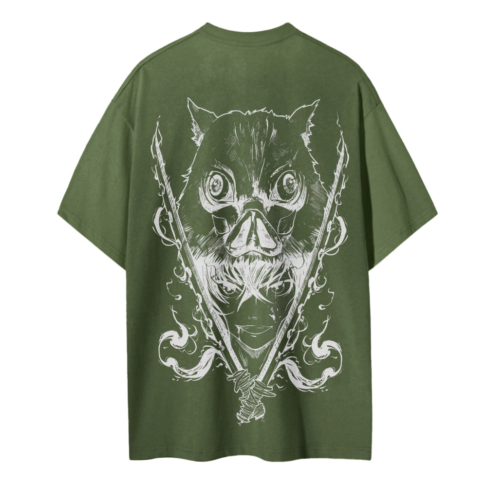 Demon Slayer Cotton Unisex Crew Neck Anime T-Shirt