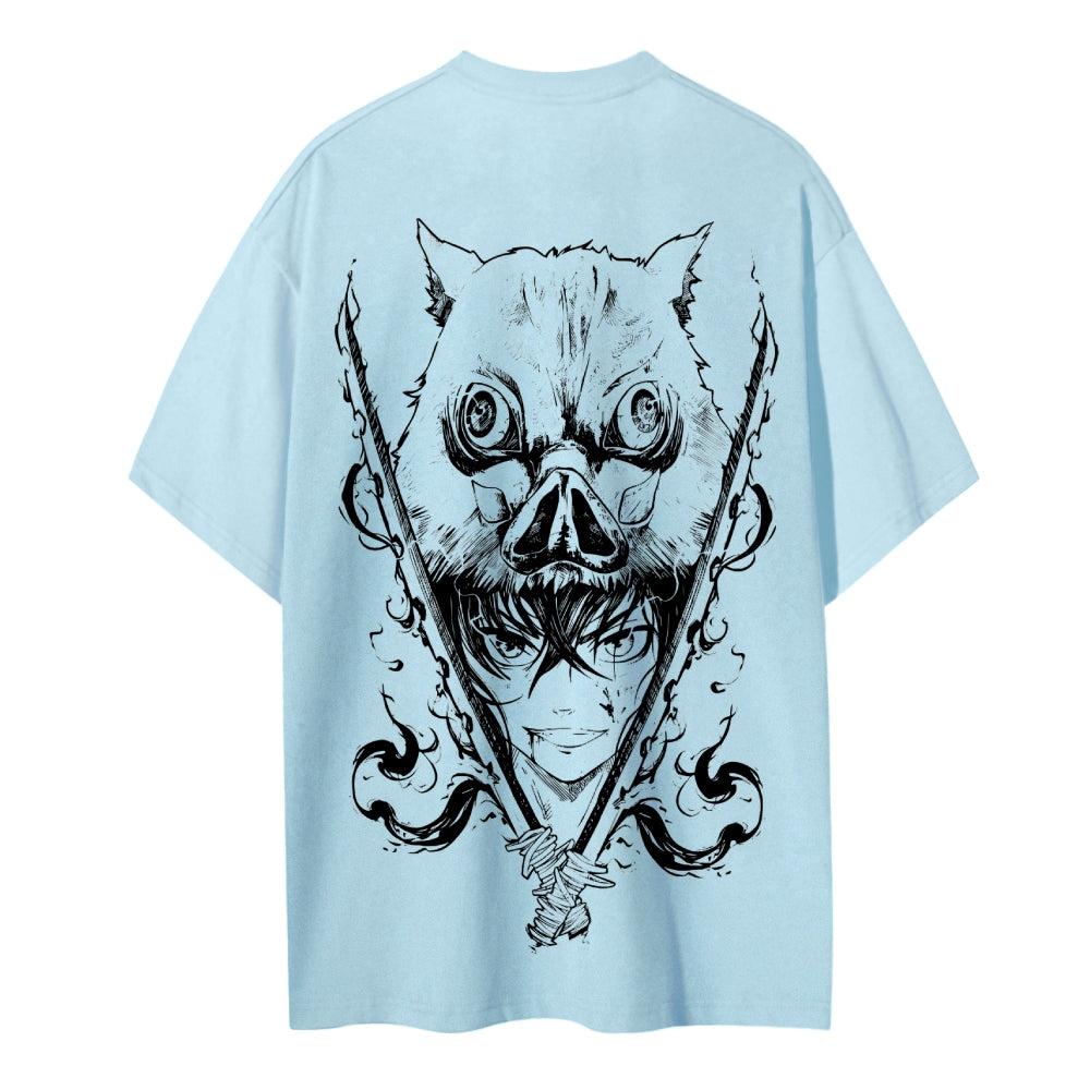Demon Slayer Cotton Unisex Crew Neck Anime T-Shirt