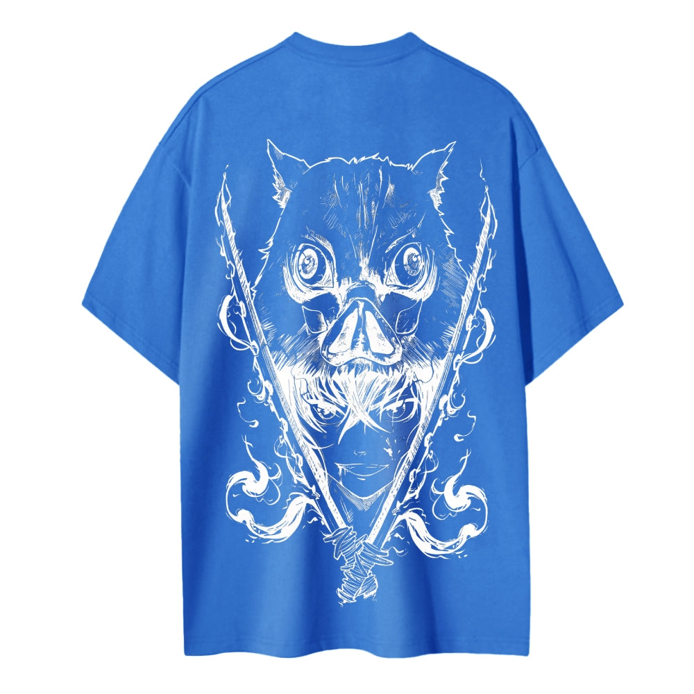 Demon Slayer Cotton Unisex Crew Neck Anime T-Shirt