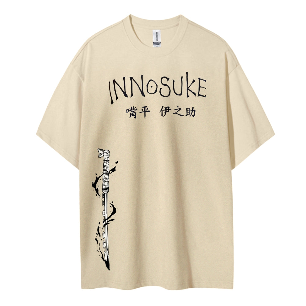 Demon Slayer Cotton Unisex Crew Neck Anime T-Shirt