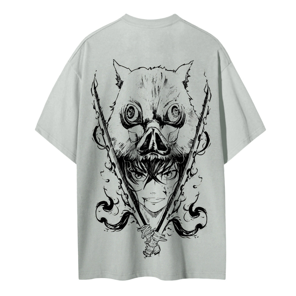Demon Slayer Cotton Unisex Crew Neck Anime T-Shirt