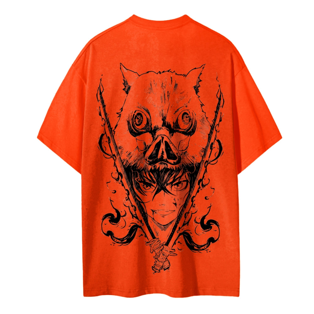 Demon Slayer Cotton Unisex Crew Neck Anime T-Shirt