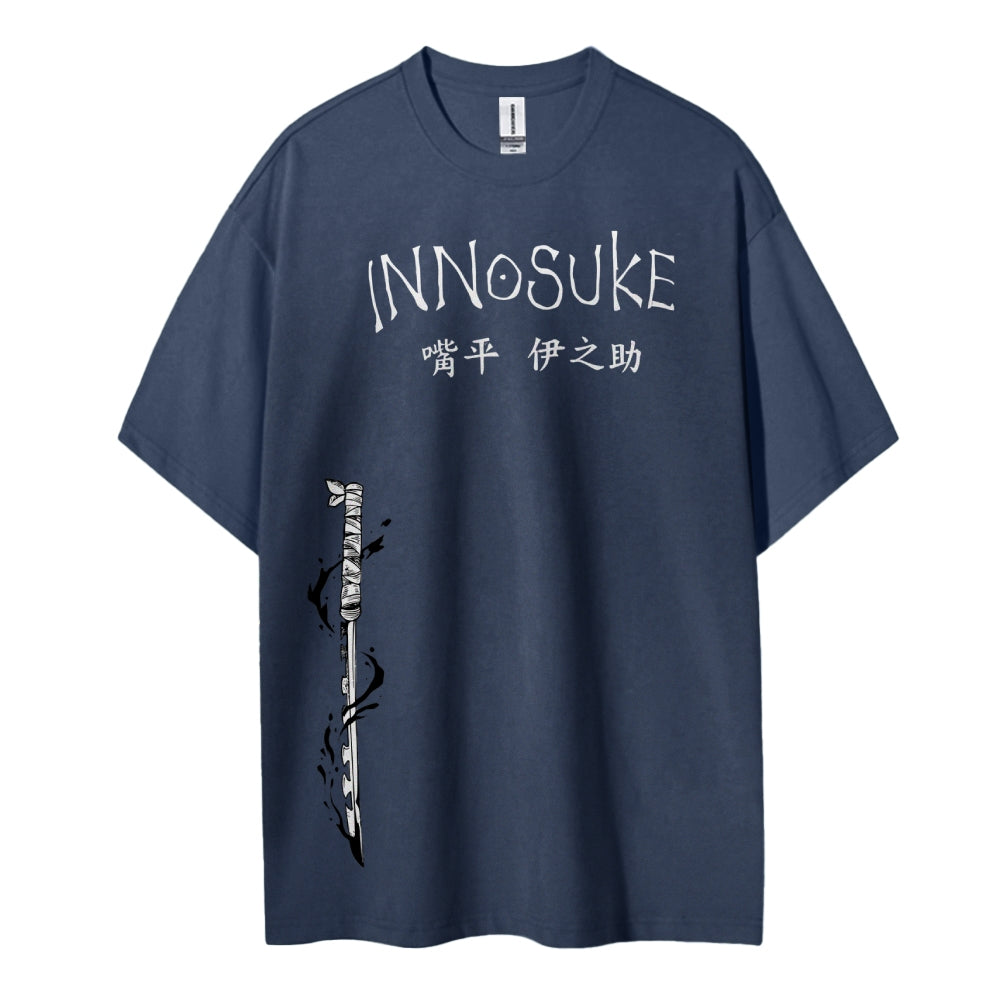 Demon Slayer Cotton Unisex Crew Neck Anime T-Shirt