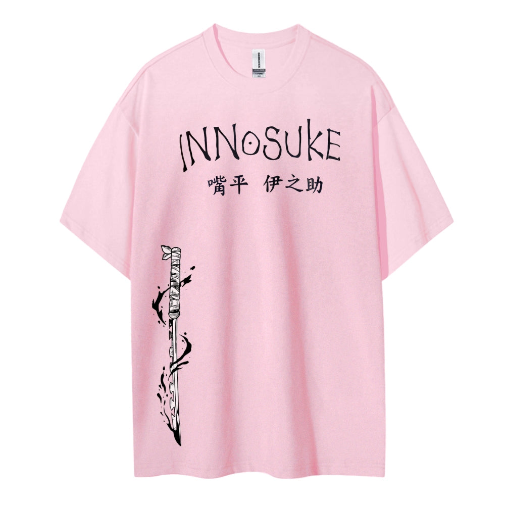 Demon Slayer Cotton Unisex Crew Neck Anime T-Shirt