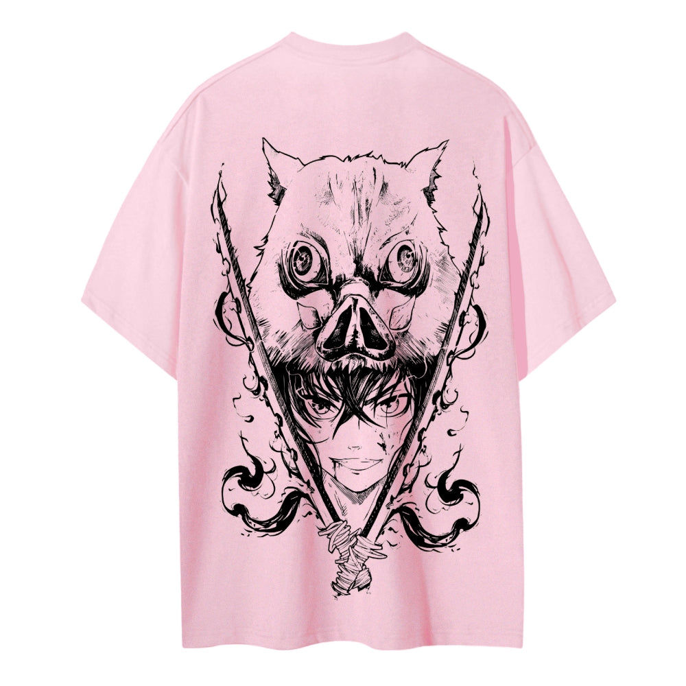 Demon Slayer Cotton Unisex Crew Neck Anime T-Shirt