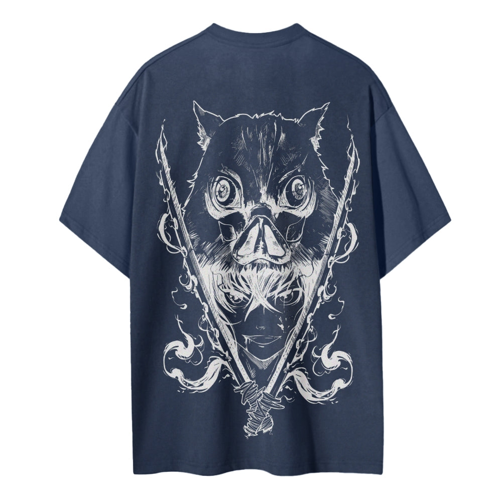 Demon Slayer Cotton Unisex Crew Neck Anime T-Shirt