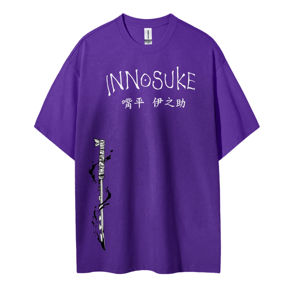 Demon Slayer Cotton Unisex Crew Neck Anime T-Shirt