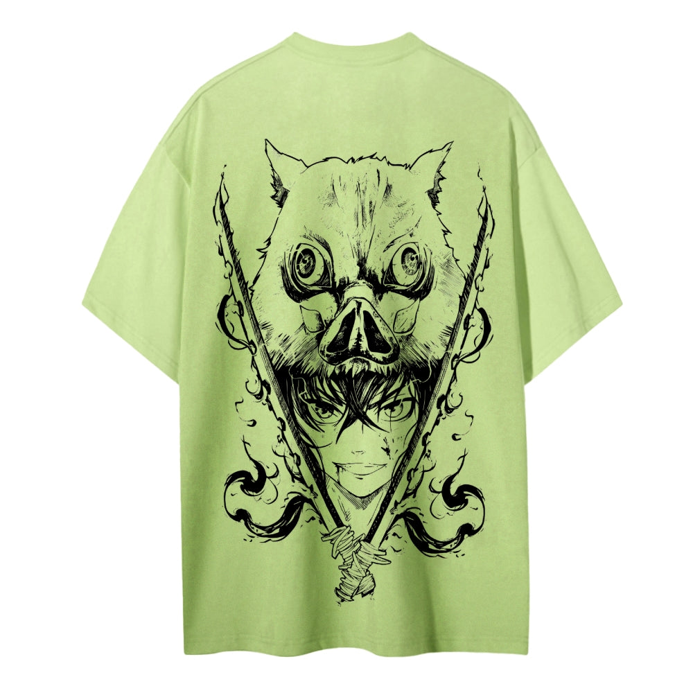 Demon Slayer Cotton Unisex Crew Neck Anime T-Shirt