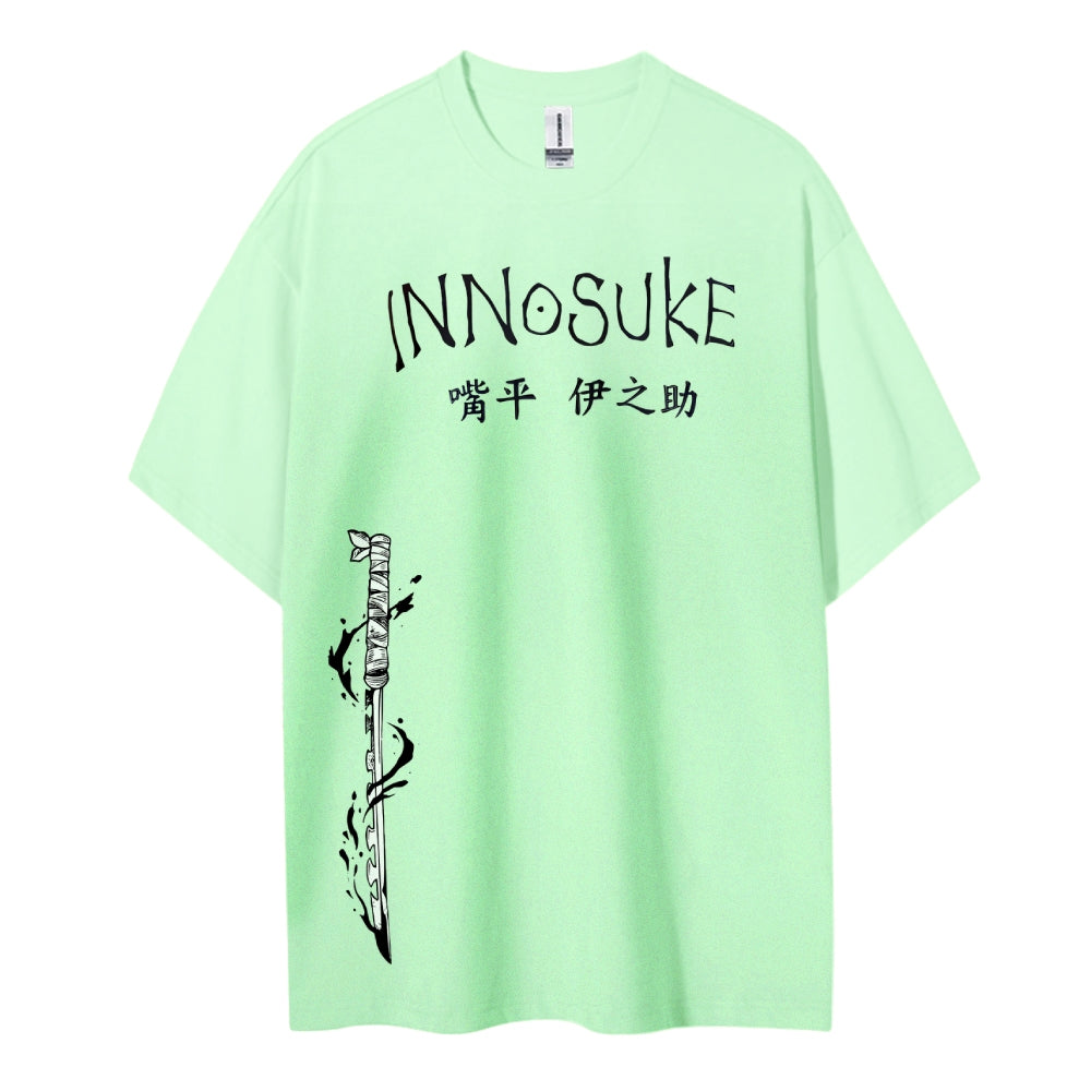 Demon Slayer Cotton Unisex Crew Neck Anime T-Shirt