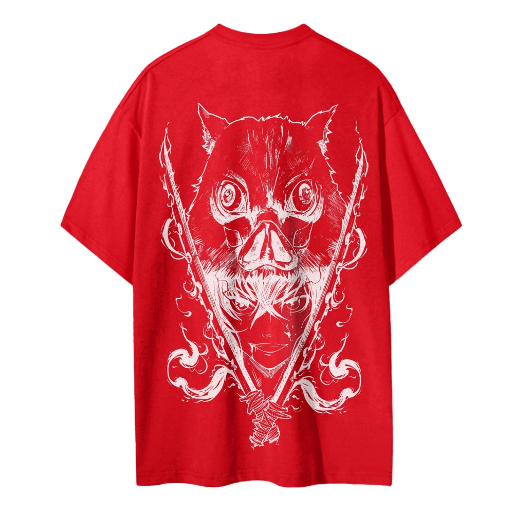 Demon Slayer Cotton Unisex Crew Neck Anime T-Shirt