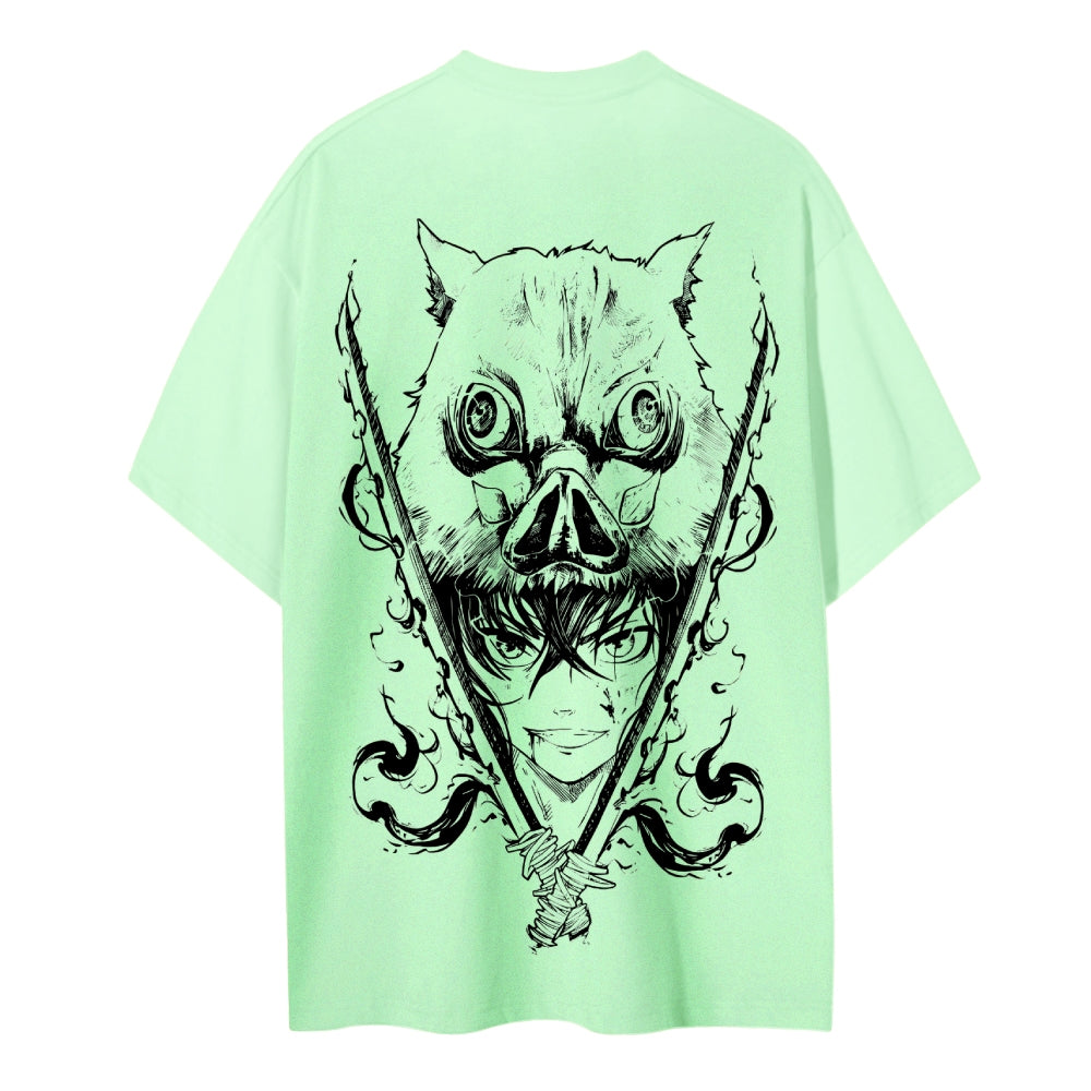 Demon Slayer Cotton Unisex Crew Neck Anime T-Shirt