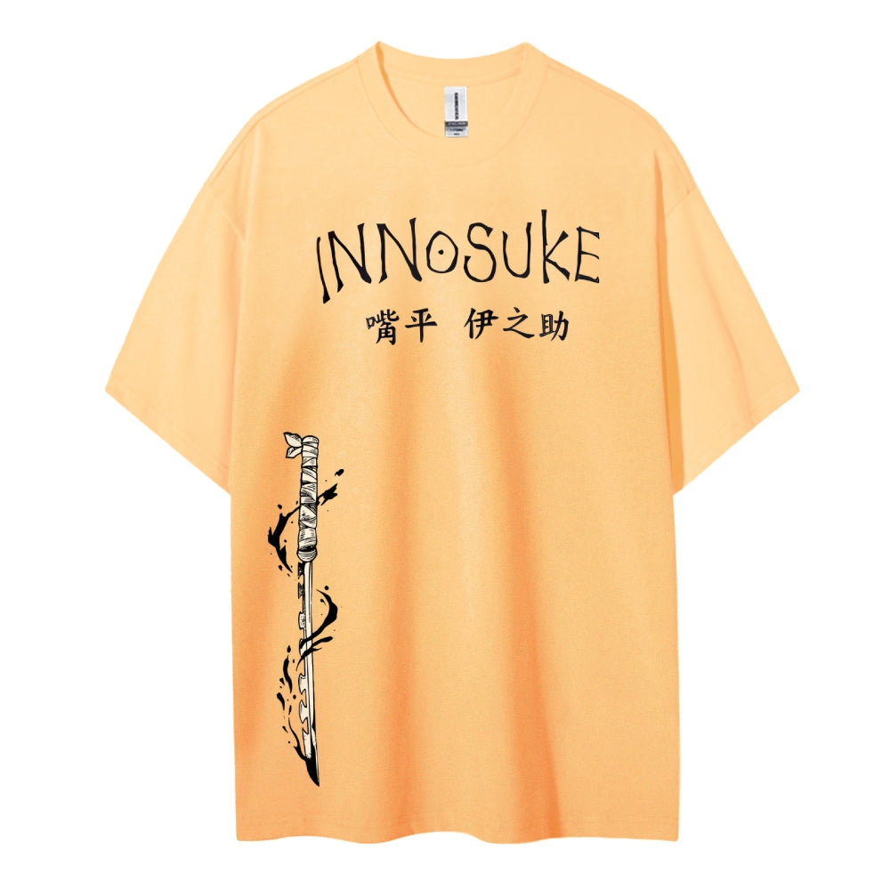 Demon Slayer Cotton Unisex Crew Neck Anime T-Shirt