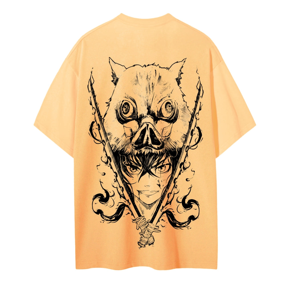 Demon Slayer Cotton Unisex Crew Neck Anime T-Shirt
