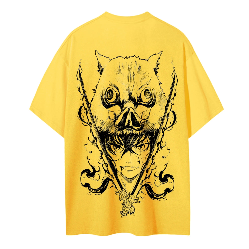 Demon Slayer Cotton Unisex Crew Neck Anime T-Shirt