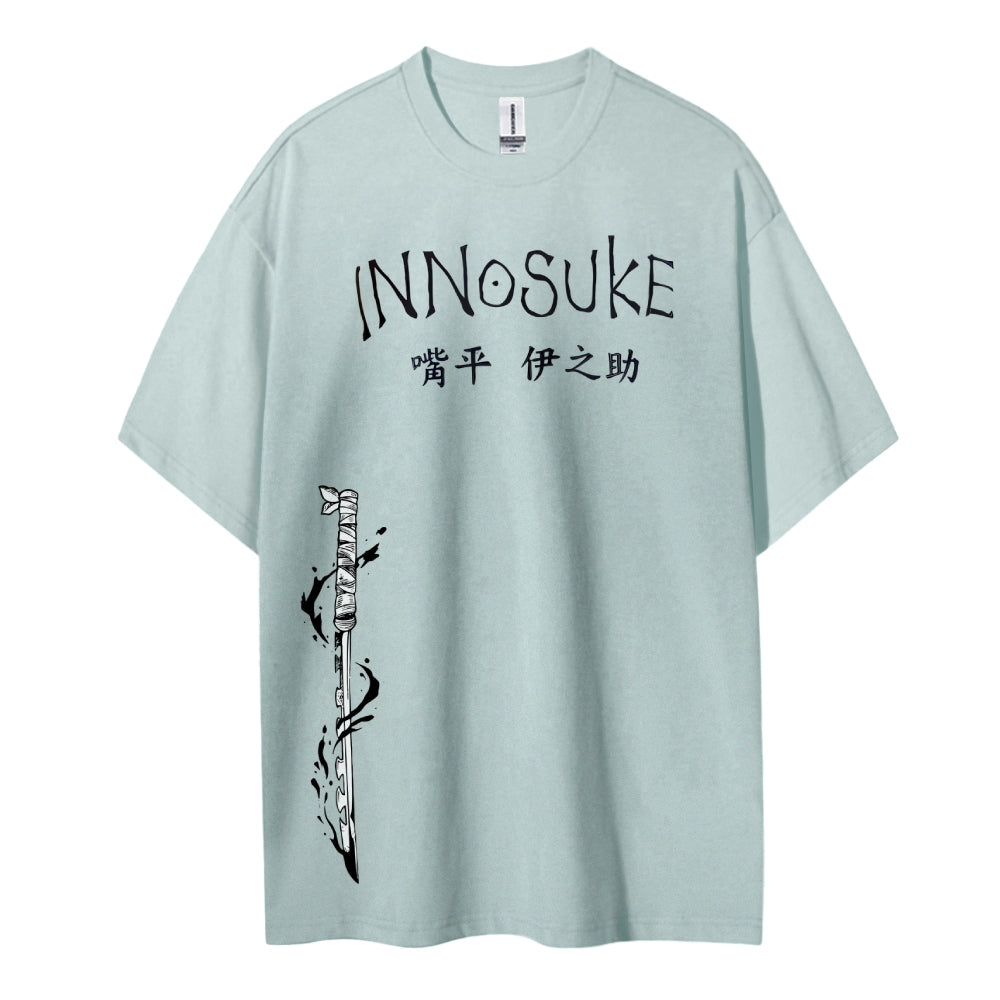 Demon Slayer Cotton Unisex Crew Neck Anime T-Shirt