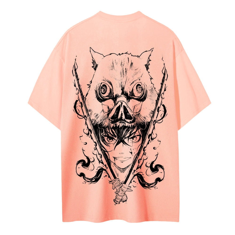 Demon Slayer Cotton Unisex Crew Neck Anime T-Shirt