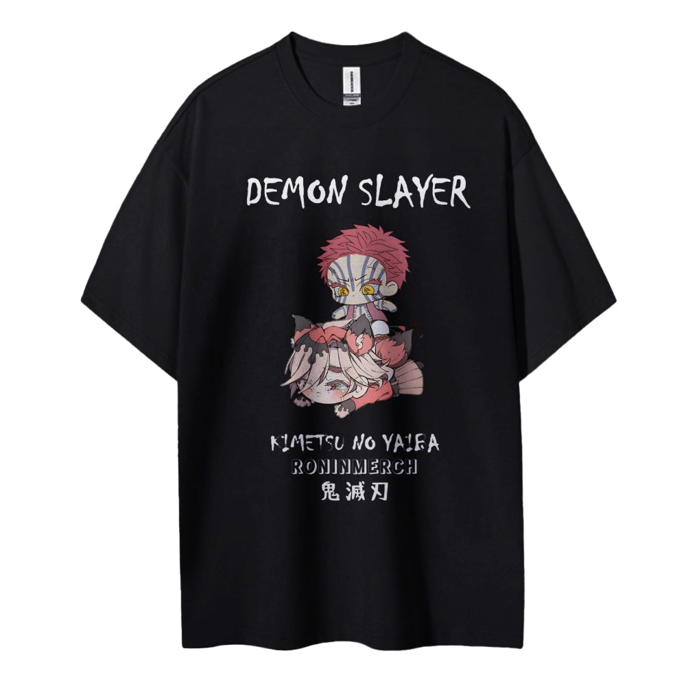 Demon Slayer Cotton Unisex Crew Neck Anime T-Shirt
