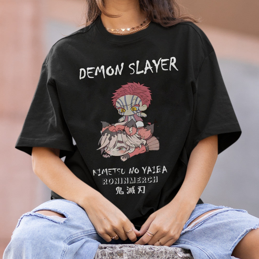 Demon Slayer Cotton Unisex Crew Neck Anime T-Shirt