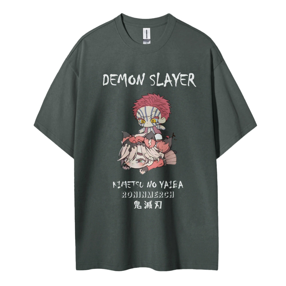 Demon Slayer Cotton Unisex Crew Neck Anime T-Shirt
