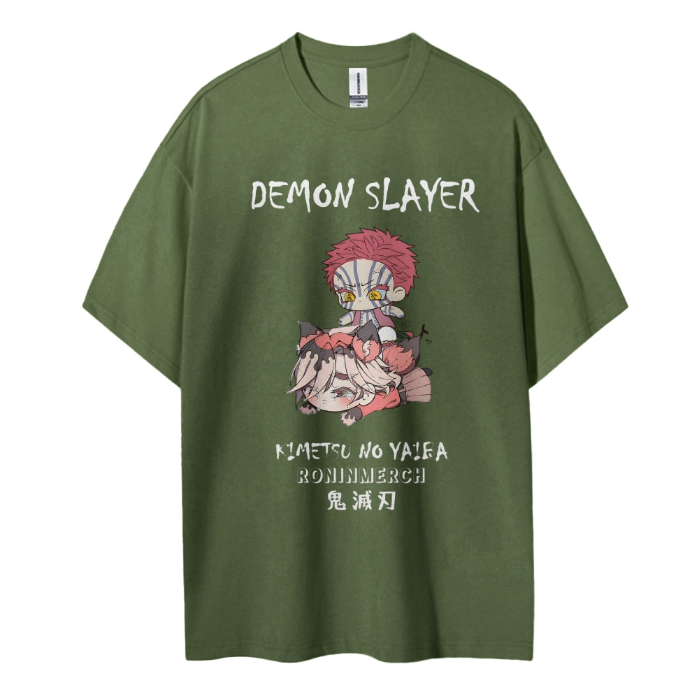 Demon Slayer Cotton Unisex Crew Neck Anime T-Shirt