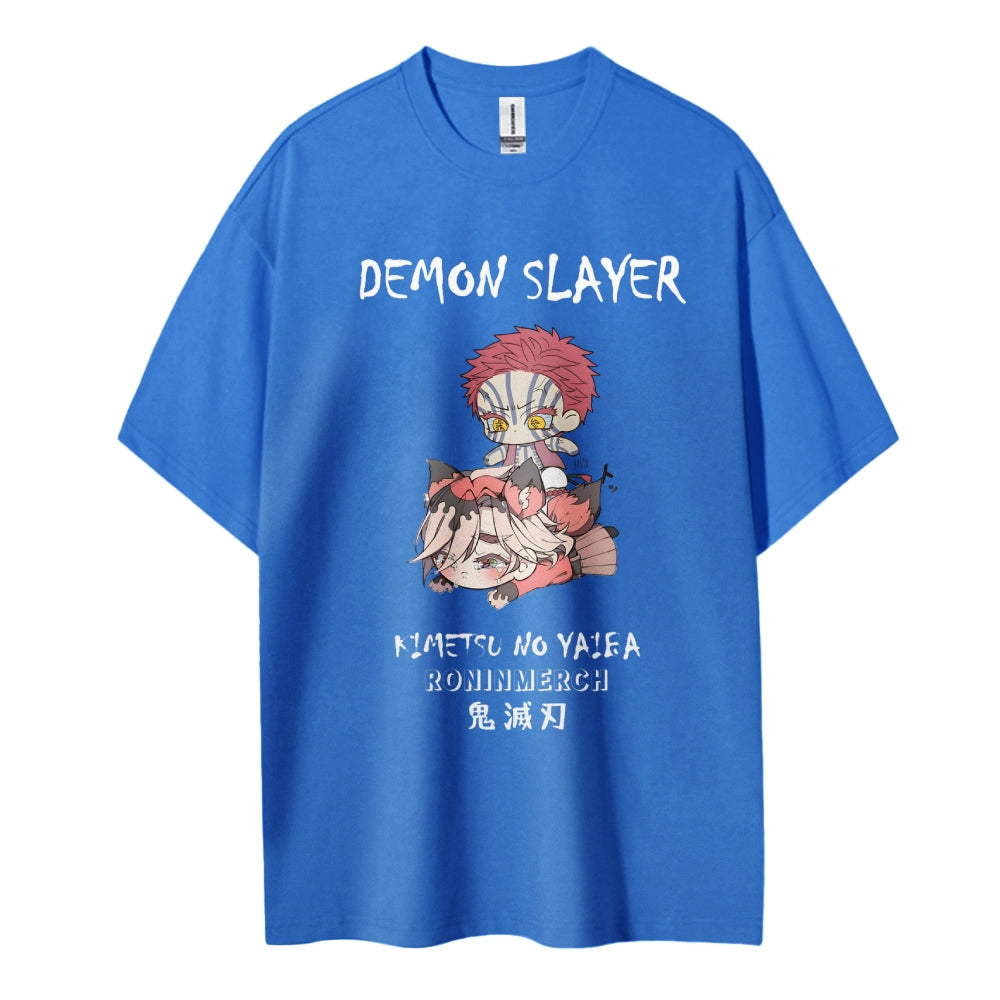 Demon Slayer Cotton Unisex Crew Neck Anime T-Shirt