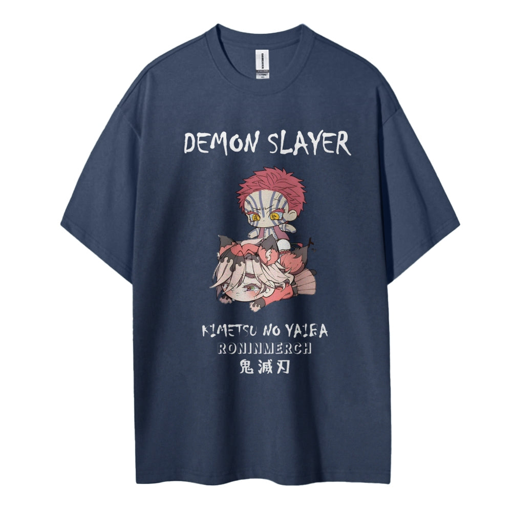 Demon Slayer Cotton Unisex Crew Neck Anime T-Shirt
