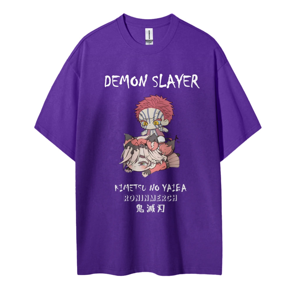 Demon Slayer Cotton Unisex Crew Neck Anime T-Shirt