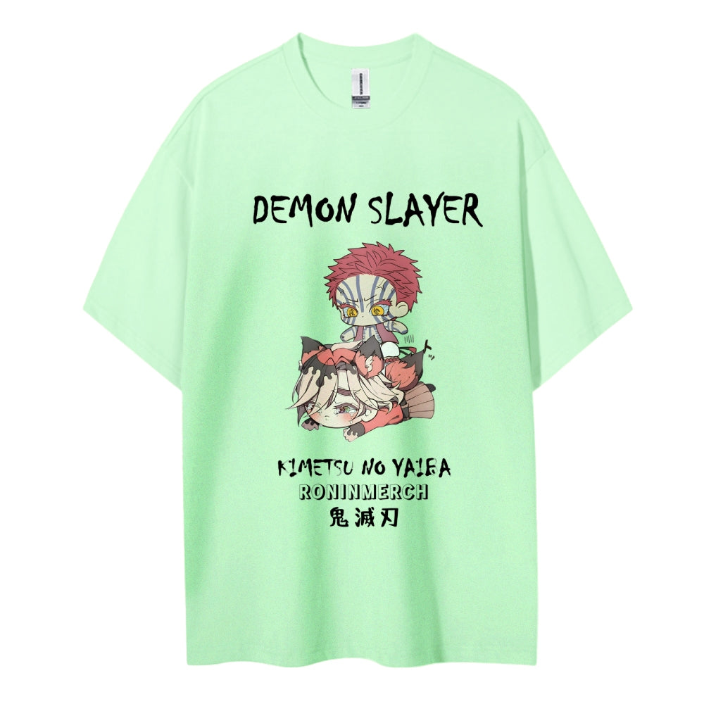 Demon Slayer Cotton Unisex Crew Neck Anime T-Shirt