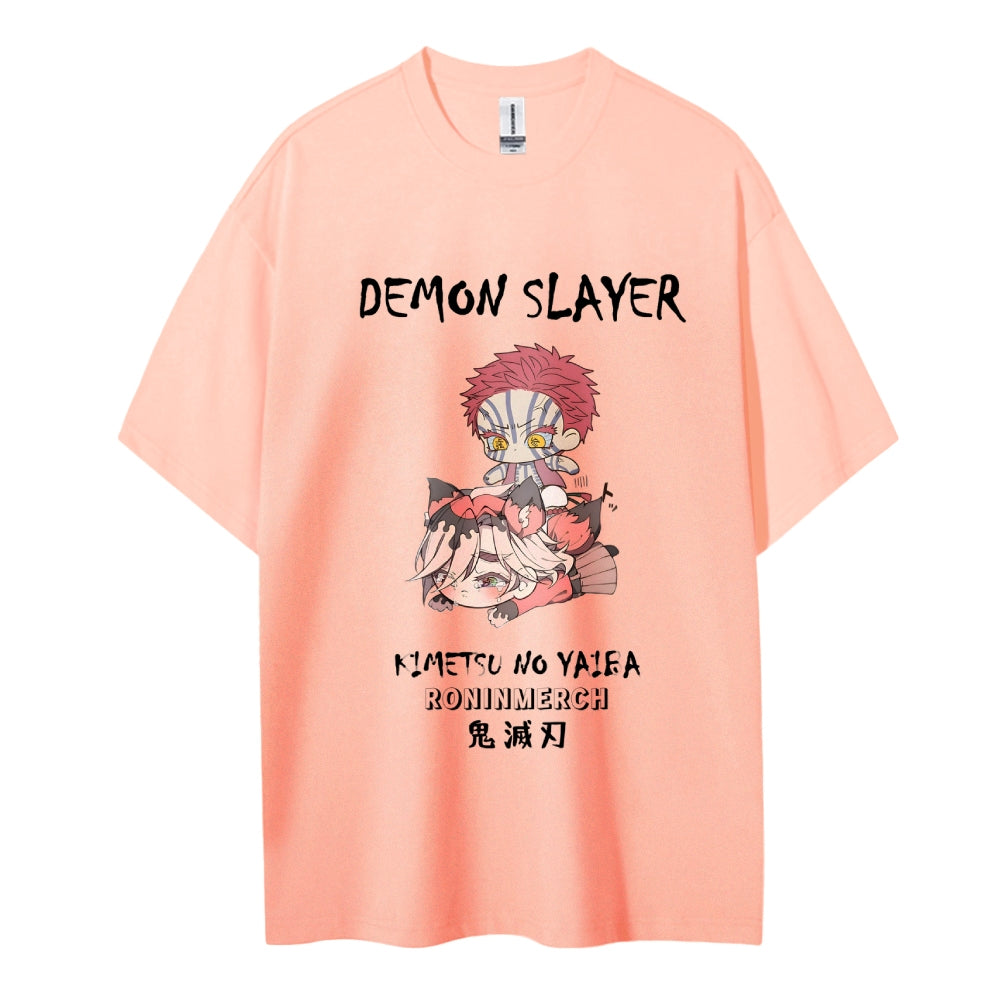 Demon Slayer Cotton Unisex Crew Neck Anime T-Shirt