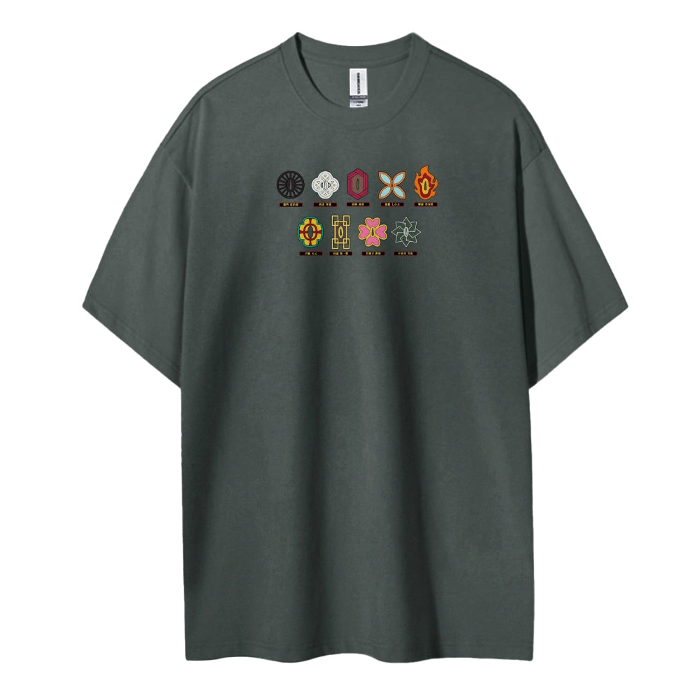 Demon Slayer Cotton Unisex Crew Neck Anime T-Shirt