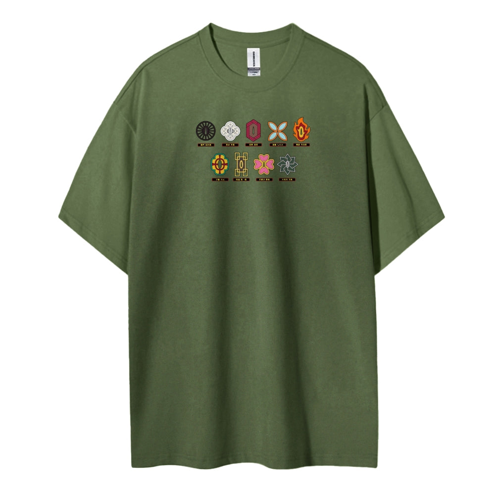 Demon Slayer Cotton Unisex Crew Neck Anime T-Shirt