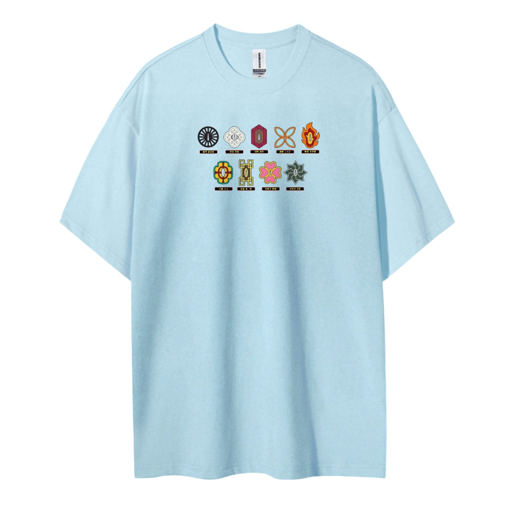 Demon Slayer Cotton Unisex Crew Neck Anime T-Shirt