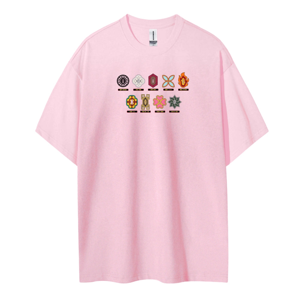 Demon Slayer Cotton Unisex Crew Neck Anime T-Shirt