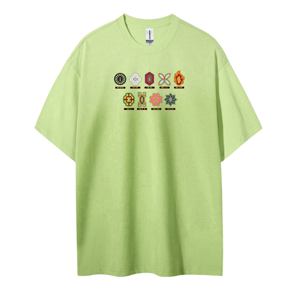 Demon Slayer Cotton Unisex Crew Neck Anime T-Shirt