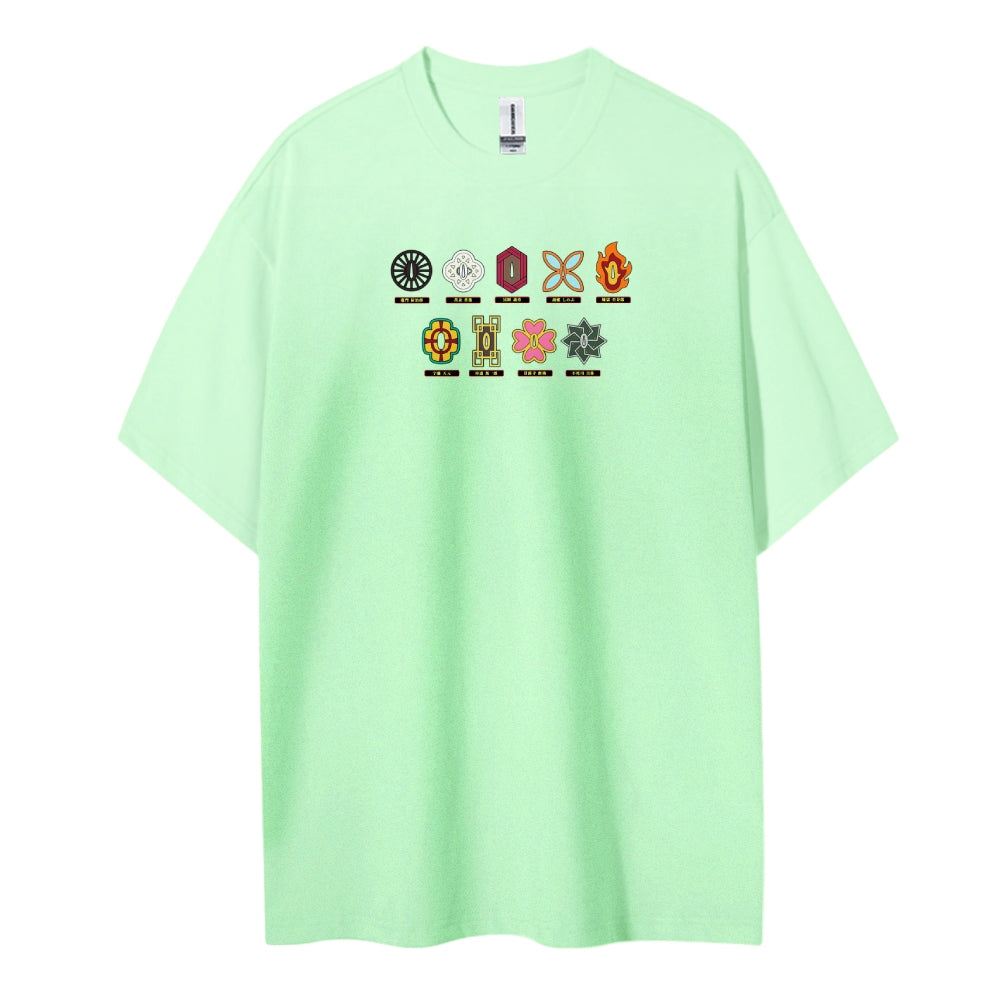Demon Slayer Cotton Unisex Crew Neck Anime T-Shirt