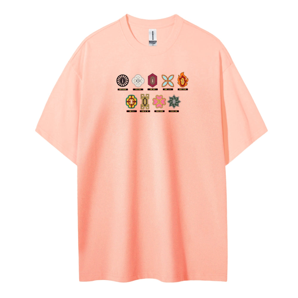 Demon Slayer Cotton Unisex Crew Neck Anime T-Shirt