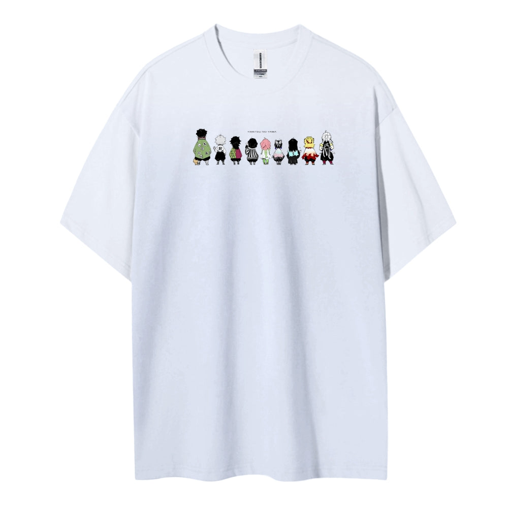 Demon Slayer Cotton Unisex Crew Neck Anime T-Shirt