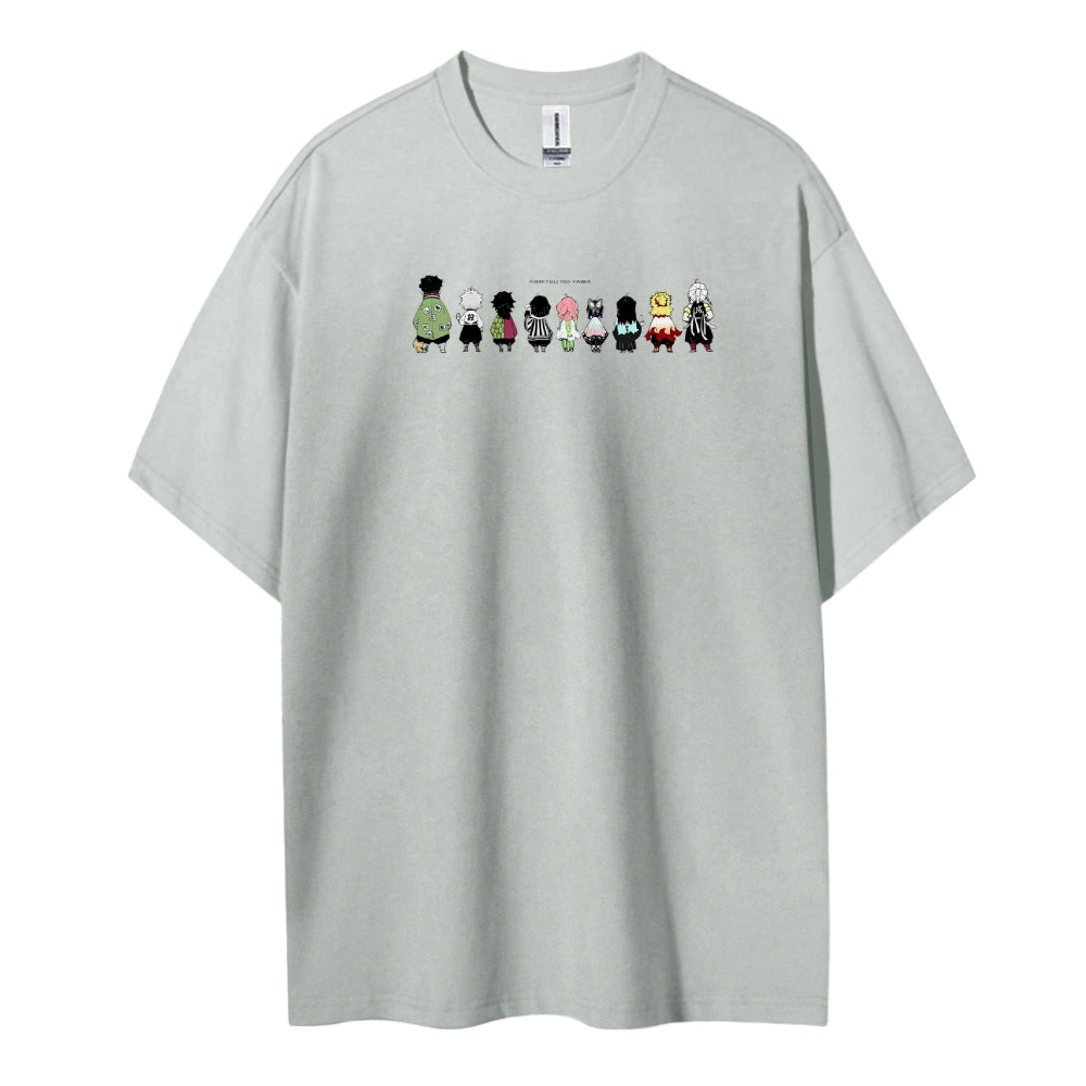 Demon Slayer Cotton Unisex Crew Neck Anime T-Shirt