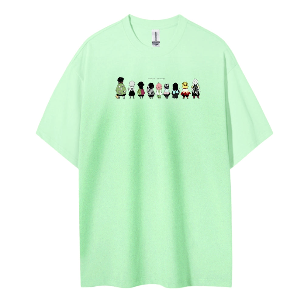 Demon Slayer Cotton Unisex Crew Neck Anime T-Shirt