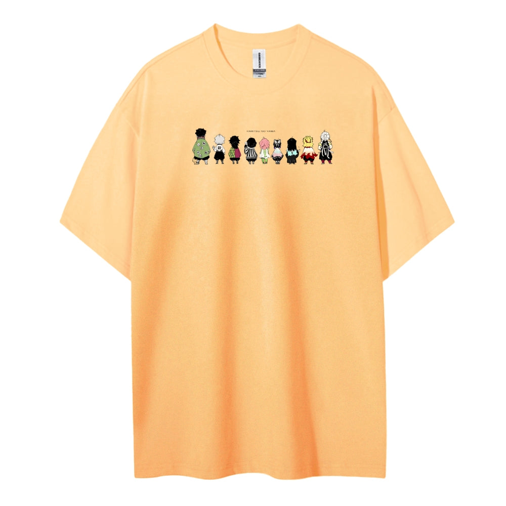 Demon Slayer Cotton Unisex Crew Neck Anime T-Shirt