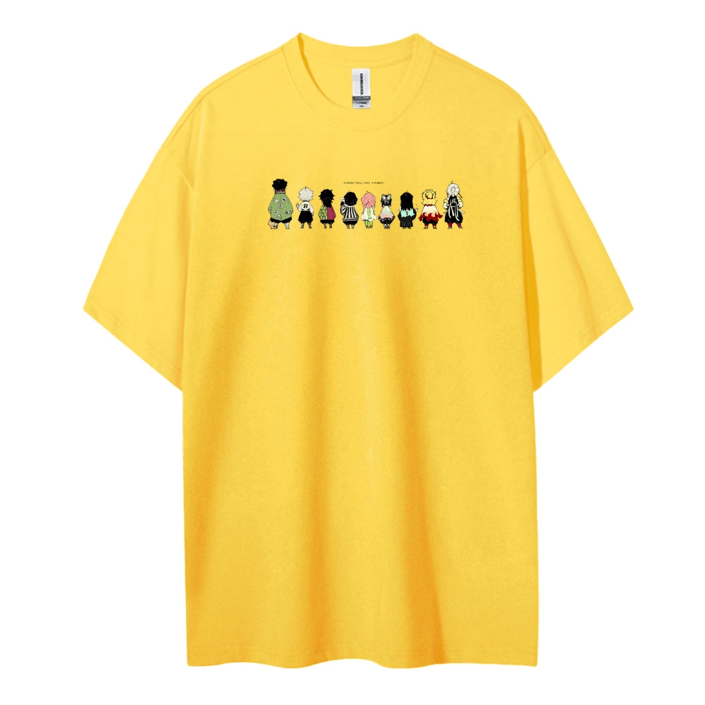 Demon Slayer Cotton Unisex Crew Neck Anime T-Shirt